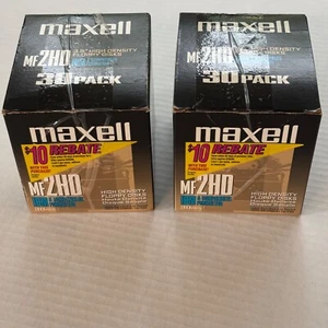 Maxell 556531 3.5” Floppy Disks 1.44MB – 30 Pack – Open Box - Photo 1/11