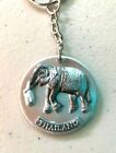 Elephant Keychain Key Ring Bag Chain Key Car Animal Cute Silver Souvenir Gift