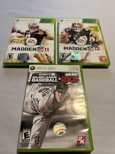 Madden 11 Madden 12 und 2k Sports MLB 2K9 ungetestet XBOX 360 - Bild 1 von 10