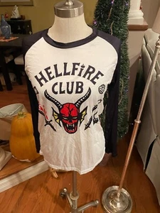 señoras Stranger Things poliéster HELLFIRE CLUB. Grande. NUEVO. - Imagen 1 de 6