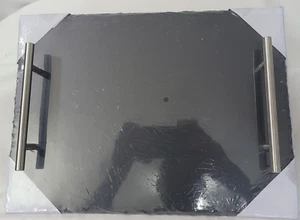 Magic In A Box Slate Cheese Board With Handles 9.5 x 13 - Picture 1 of 6