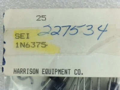 1N6375 SEI TVS DIODO 10VWM 16.7VC AXIAL 25 PIEZAS Foto 1 de 2