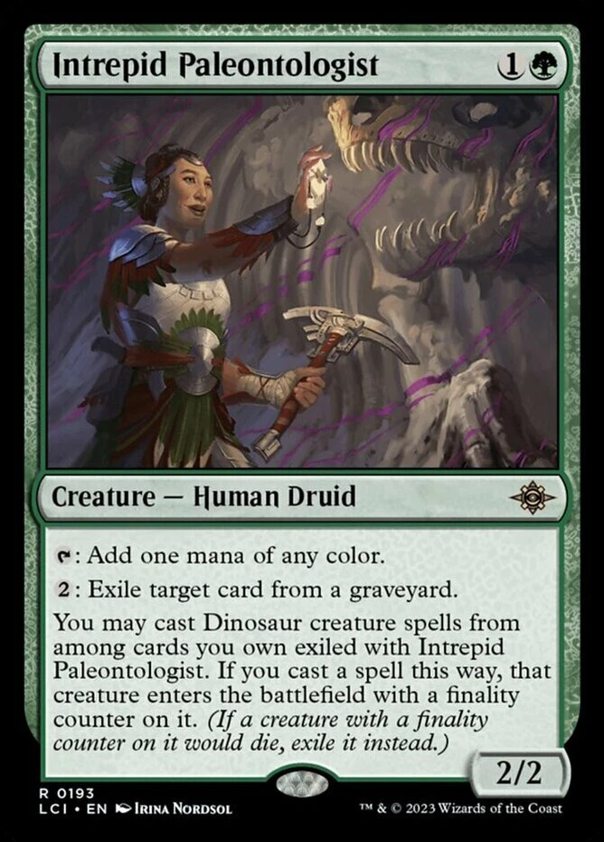 x1 Intrepid Paleontologist - Foil R MTG The Lost Caverns of Ixalan M/NM, English - Image 1 of 1