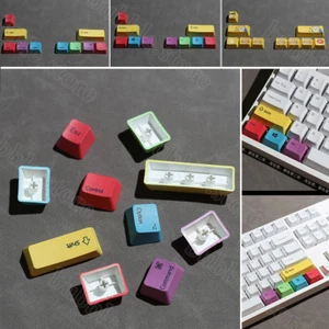 10 Tasten KeyCaps Tastenkappen OEM für Mechanische Tastatur Gaming Modding - Bild 1 von 17