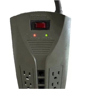 Stratitec S5202A Power Surge Protector 8 ft Long Cable - Picture 1 of 12