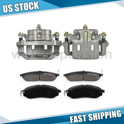 Pinças de freio dianteiro pastilhas de freio de cerâmica para 2008 2009 2010 2011 INFINITI EX35 - Imagem 1 de 4