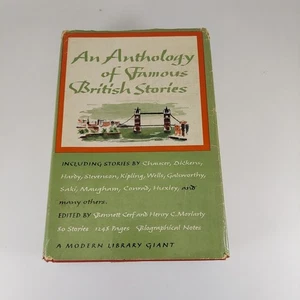 An Anthology of Famous British Stories by Cerf and Moriarty 1952 Modern Library - Picture 1 of 17