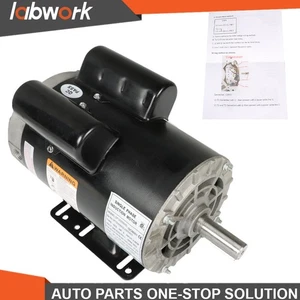 Labwork 5HP Compressor Duty Electric Motor 230V 1 Phase 3450RPM 56HZ/143T 7/8" - Picture 1 of 23