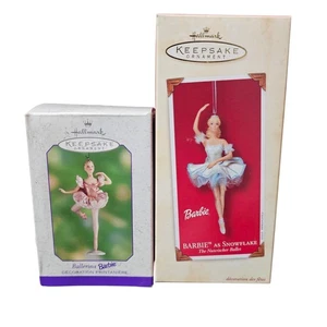 Hallmark Keepsake Ornament Barbie Ballerina & Snowflake The Nutcracker Ballet - Picture 1 of 12