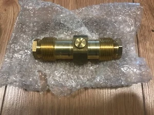 Jet Doppelrückschlagventil Messing 22mm dn22 k74234 (ohne Box) (280423) - Bild 1 von 2