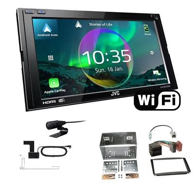 JVC Autoradio WiFi Apple CarPlay Android Auto für KIA Cee'D 2007-2009 schwarz - Bild 1 von 4