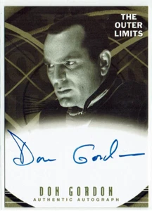 The Outer Limits Edición Estreno Autógrafo Automático A10 Don Gordon como Capitán Dave - Imagen 1 de 2
