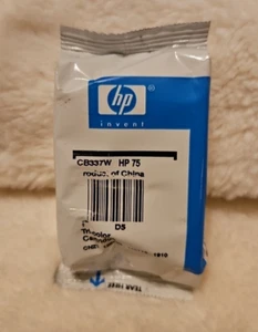 Oryginalny trójkolorowy wkład atramentowy CB337W HP 75 NOWY bez pudełka - Zdjęcie 1 z 5