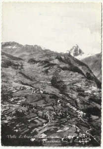 TORGNON - AOSTA - PANORAMA CON IL CERVINO - VIAGG. 1953 -94814- - Picture 1 of 1