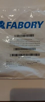 FABORY O ring #104 3/32 x 1/8 x 5/16 Buna N 70 Shore Black 5 pk