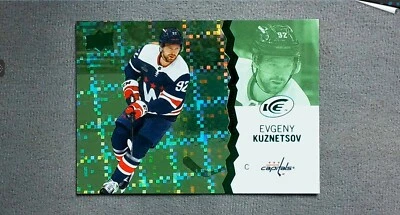 2023-24 Upper Deck Ice Green #39 Evgeny Kuznetsov Capitals - Image 1 of 2