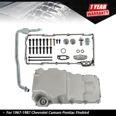 Fit For Chevrolet Camaro 1967-1987 5.7L Aluminum Rear Sump Oil Pan 302-3 NEW - Image 1 of 4