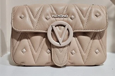 BOLSA BANDOLERA VALENTINO BY MARIO VALENTINO POISSON DE CUERO CON TACHUELAS Y ACOLCHADA Foto 1 de 4