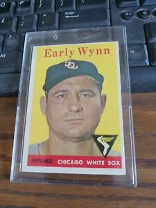 Early Wynn sp Chicago White Sox EX Set Break #100 1958 Topps