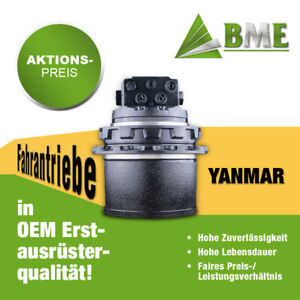 Fahrantrieb Fahrmotor für Yanmar Minibagger Bagger - 2 Stück zum Aktionspreis!