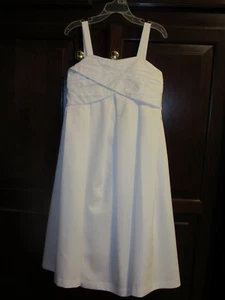 *NEW* ISOBELLA CHLOE GIRLS WHITE SPECIAL OCCASION DRESS 1ST COMMUNION WEDDING~8 - Picture 1 of 4