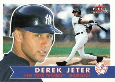 2001 Fleer Tradition Baseball Derek Jeter New York Yankees #188 - Image 1 of 2
