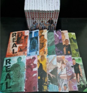 REAL By Takehiko Inoue Manga Volume 1-15 English Version Comic DHL SHIP - Picture 1 of 10