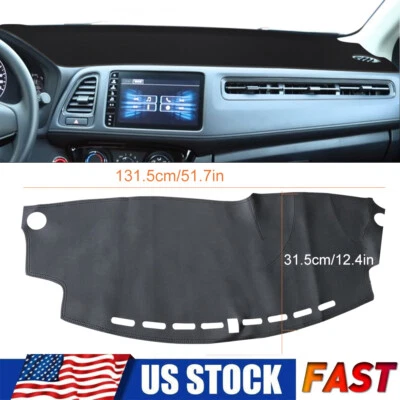 Alfombrilla de cuero antideslizante para tablero de instrumentos para Honda HR-V 2014-2020 Foto 1 de 4