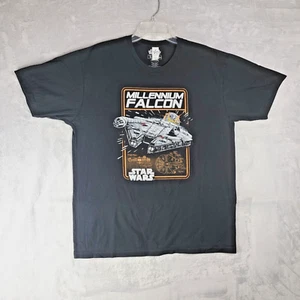 Star Wars Tee Shirt Mens XL Millennial Falcon Hans Solo Black by Star Tee - Picture 1 of 12