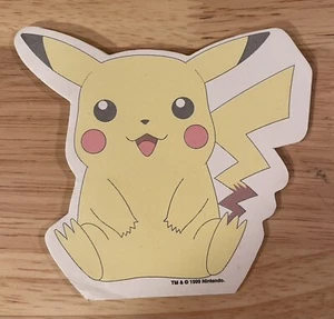 Vintage 1999 Nintendo Pokemon Stationary Pad Pikachu!! - Picture 1 of 4