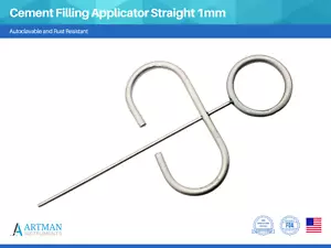 Aplicador endodóntico y enchufe recto de relleno de cemento MTA 1 mm ARTMAN - Imagen 1 de 8