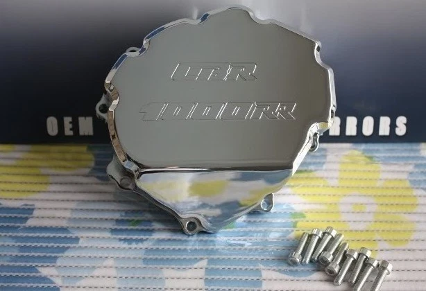 Cubierta del estator del motor para Honda CBR 1000RR 2008-2011 cromo izquierdo logotipo "CBR 1000RR" Foto 1 de 1