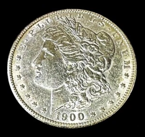 1900 MORGAN SILVER DOLLAR PHILADELPHIA MINT 90% SILVER / NICE UNCIRCULATED COIN - Picture 1 of 6