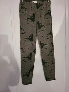Gap Disney Gray Girls Leggings Rapunzel Silhouette Size XXLARGE - Picture 1 of 11
