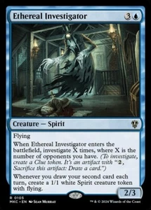 Ethereal Investigator - Commander: Murders at Karlov Manor (MKC) (Near Mint NM) - Picture 1 of 1