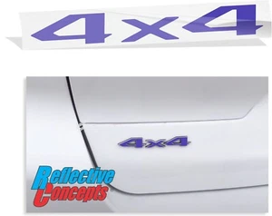 4x4 Emblem Overlay Decal Stickers- 2022-2025 All new Jeep Grand Cherokee - Picture 1 of 97