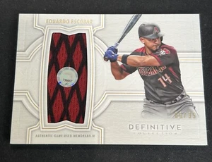 Eduardo Escobar 2020 Definitive Jumbo Patch Relic 06/35 Game Used Diamondbacks - Picture 1 of 2