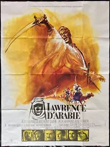 Lawrence of Arabia Original French Grande Movie Poster Peter O'Toole 1970RR - Picture 1 of 10