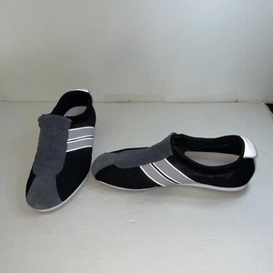 DKNY Sneaker Sportschuhe schwarz Mesh & grau Wildleder Größe 5,5 M - Bild 1 von 6
