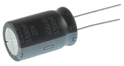 ELITE Condensateur chimique électrolytique 3300µF 3300uF 25V radial 105°C THT
