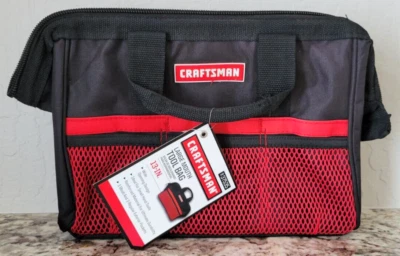 Craftsman 13-Inch X 9.75 Six-Pocket Large Mouth Tool Bag New w/Tags 9-37535 - Image 1 of 4