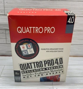 Borland Quattro Pro 4.0 for Windows, 3.5 Disk - B2 - Picture 1 of 9