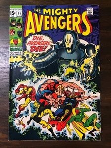 THE MIGHTY AVENGERS #67 F MARVEL COMICS SILVER AGE 1969 - STAN LEE - Bild 1 von 2