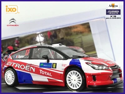 ⭐️CITROEN C4 WRC Ireland Rally 2009  #11 Sébastien OGIER - IXO Altaya 1/43⭐️ - Photo 1/4