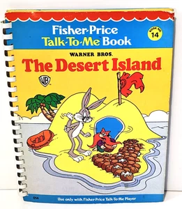 Fisher Price - Talk-To-Me Book - #14 - Looney Tunes: The Desert Island - 1978 - Picture 1 of 5