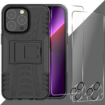 Protección Exterior Funda para IPHONE Carcasa TPU Army 360 Cámara Panzer Shock - Imagen 1 de 4