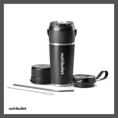 nutribullet Flip Portable Blender with Black Insulated Cup: Cordless Personal - Image 1 of 4