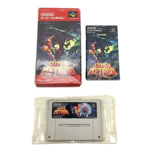 Tested Super Metroid Super Famicom SNES Nintendo Japan Box Manual - Picture 1 of 6