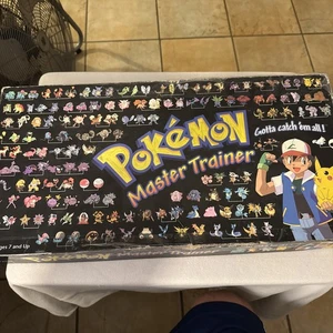 Hasbro Pokemon Master Trainer Game Board 1999 Edition Incomplete (Read Descript) - Picture 1 of 6