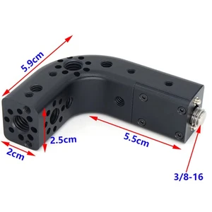 90° Right Angle Handle Extension,Universal ARRI Positioning Top Handle Fixture - Picture 1 of 20